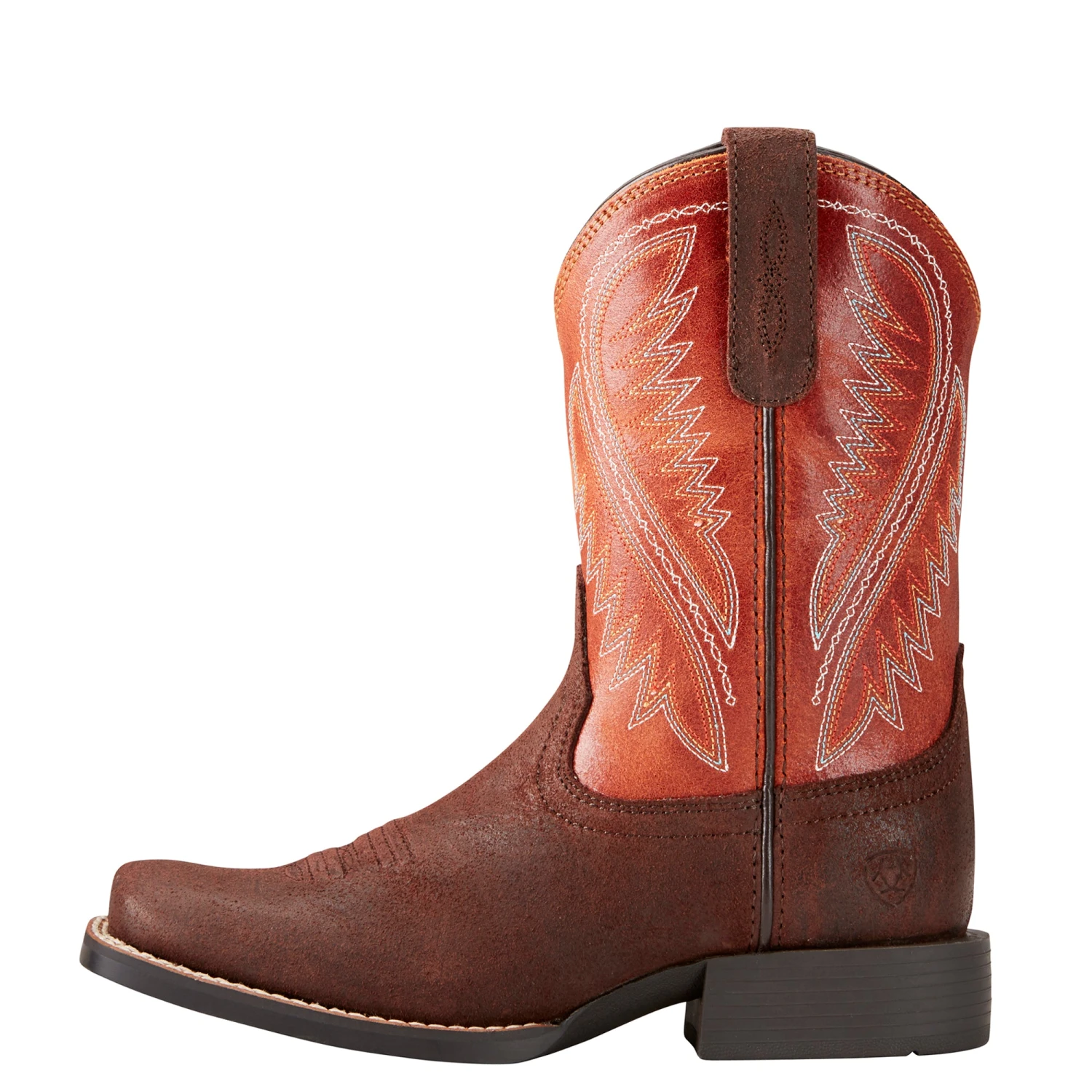 'Ariat' Youth 8" Hoolihan Alamo - Orange / Brown 1 'Ariat' Youth 8" Hoolihan Alamo - Orange / Brown