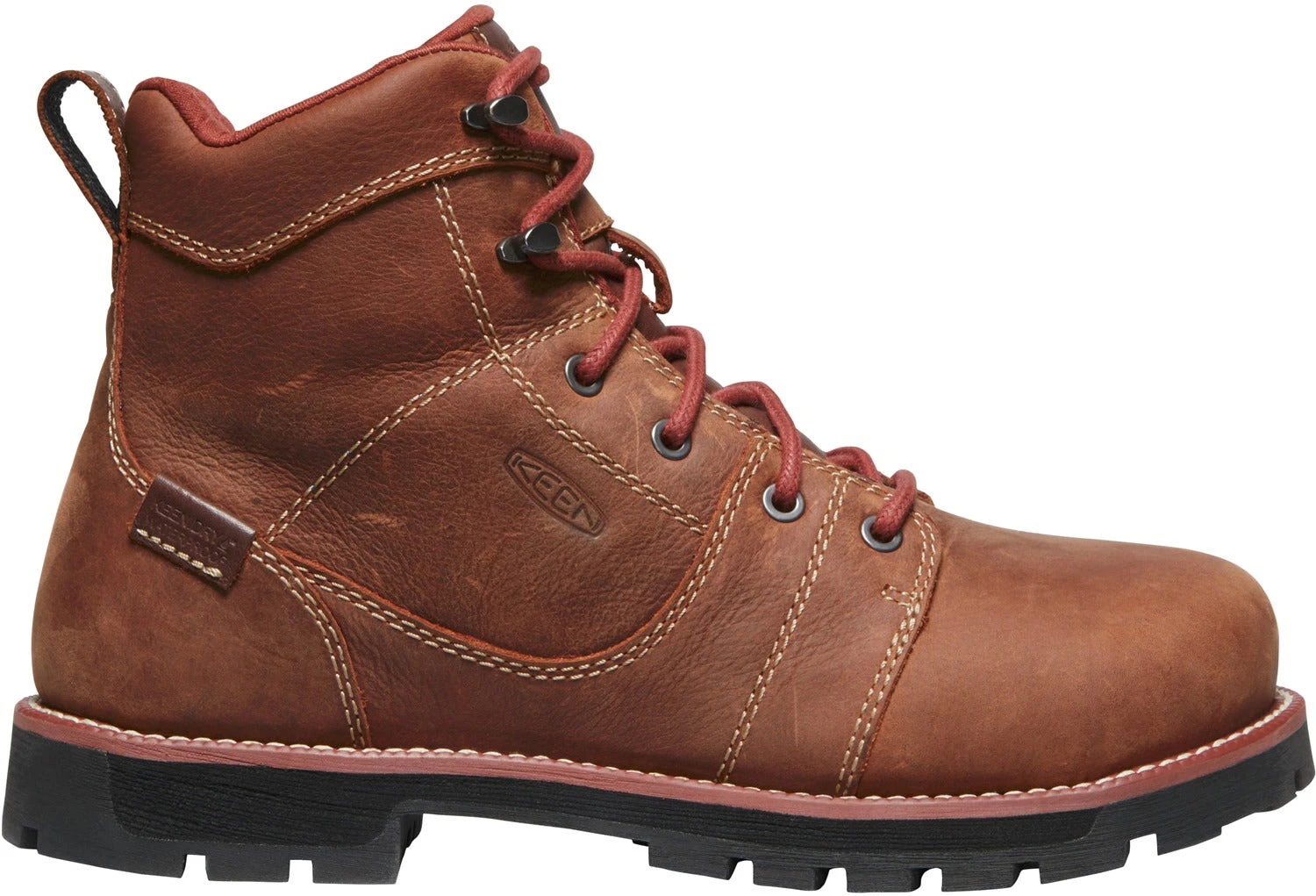 'Keen Utility' Women's 6" Seattle WP Safety Toe - Gingerbread / Black 1 'Keen Utility' Women's 6" Seattle WP Safety Toe - Gingerbread / Black