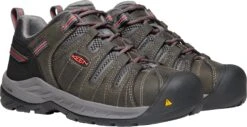 'Keen Utility' Women's Flint II EH Steel Toe - Magnet / Rose -Sports Footwear Shop 1023232 PLA large 1024x1024@2x