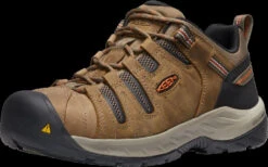 'Keen Utility' Men's Flint II EH Steel Toe - Shitake / Rust -Sports Footwear Shop 1023268 F3Q med 1024x1024@2x