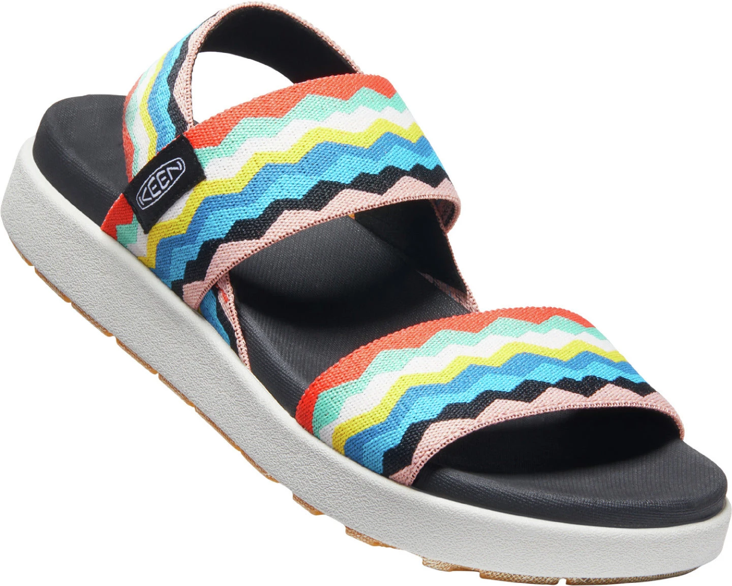 'Keen Outdoor' Women's Elle Backstrap Sandal - Black / Peach Pearl 6 'Keen Outdoor' Women's Elle Backstrap Sandal - Black / Peach Pearl - Image 6