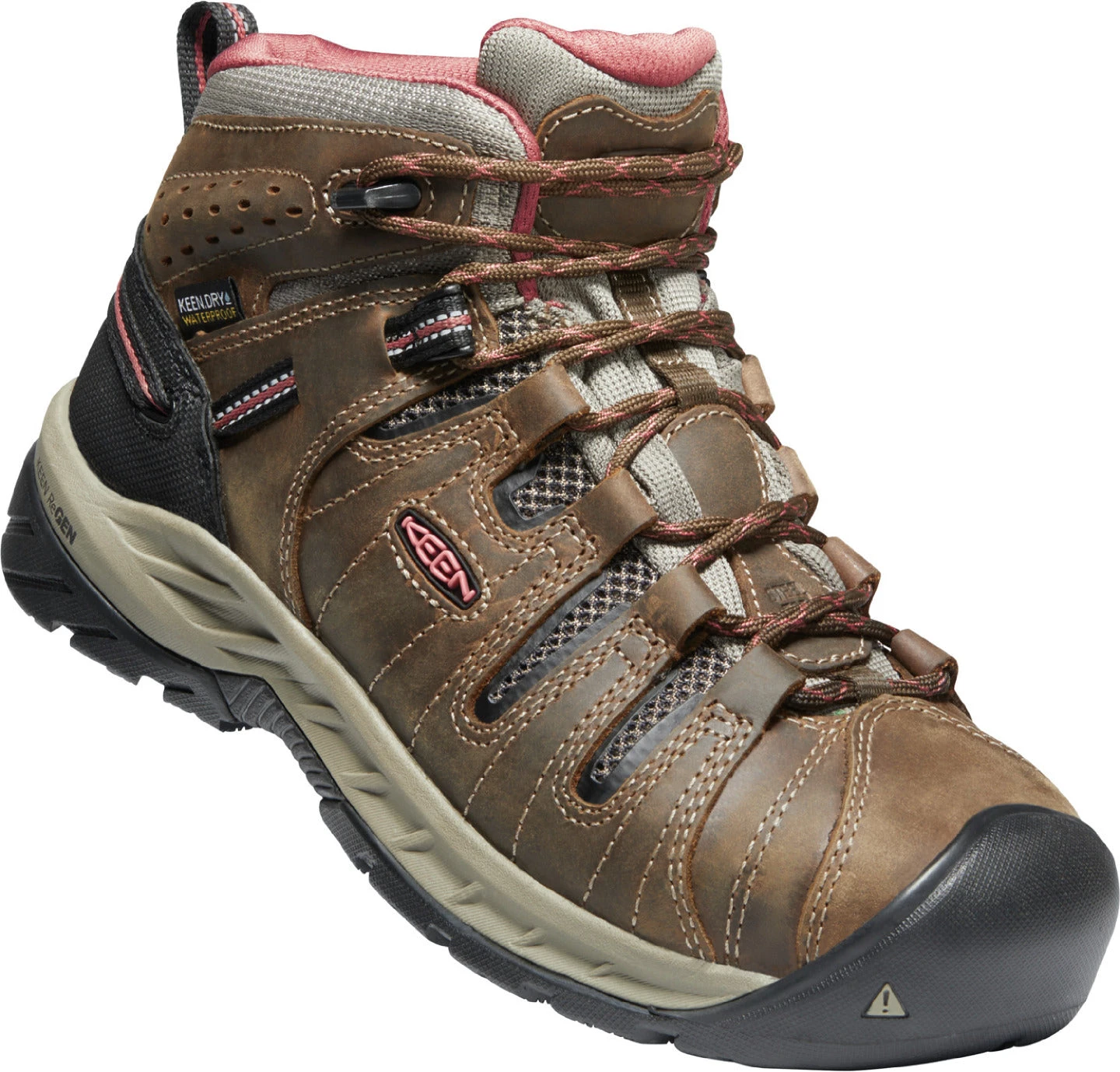 'Keen Utility' Women's Flint II EH WP Mid Hiker - Cascade Brown / Brick Dust 6 'Keen Utility' Women's Flint II EH WP Mid Hiker - Cascade Brown / Brick Dust - Image 6