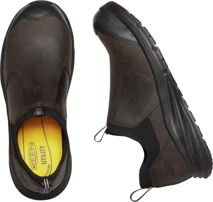'Keen Utility' Men's Vista Energy+Shift ESD Slip On Comp Toe - Coffee Bean / Black 2 'Keen Utility' Men's Vista Energy+Shift ESD Slip On Comp Toe - Coffee Bean / Black - Image 2