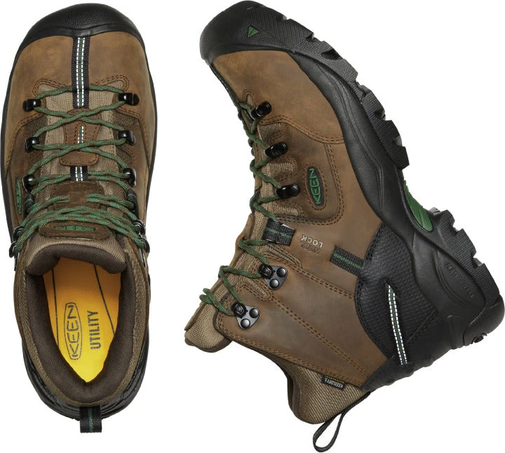 'Keen Utility' Men's 6" Pittsburgh EH WP Steel Toe - Cascade Brown / Greener Pastures 2 'Keen Utility' Men's 6" Pittsburgh EH WP Steel Toe - Cascade Brown / Greener Pastures - Image 2