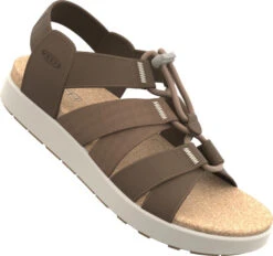 'Keen Outdoor' Women's Elle Mixed Strap Sandal - Toasted Coconut / Birch -Sports Footwear Shop 1027280 3Q3D med 1024x1024@2x
