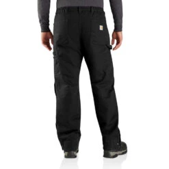 'Carhartt' Men's Loose Fit Washed Duck Insulated Pant-Level 4 Warmer Rating - Black -Sports Footwear Shop 105471 BLK AVB MF22 b 1024x1024@2x