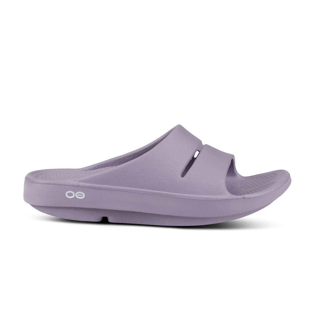 'OOFOS' Women's OOahh Slide Sandal - Mauve 1 'OOFOS' Women's OOahh Slide Sandal - Mauve