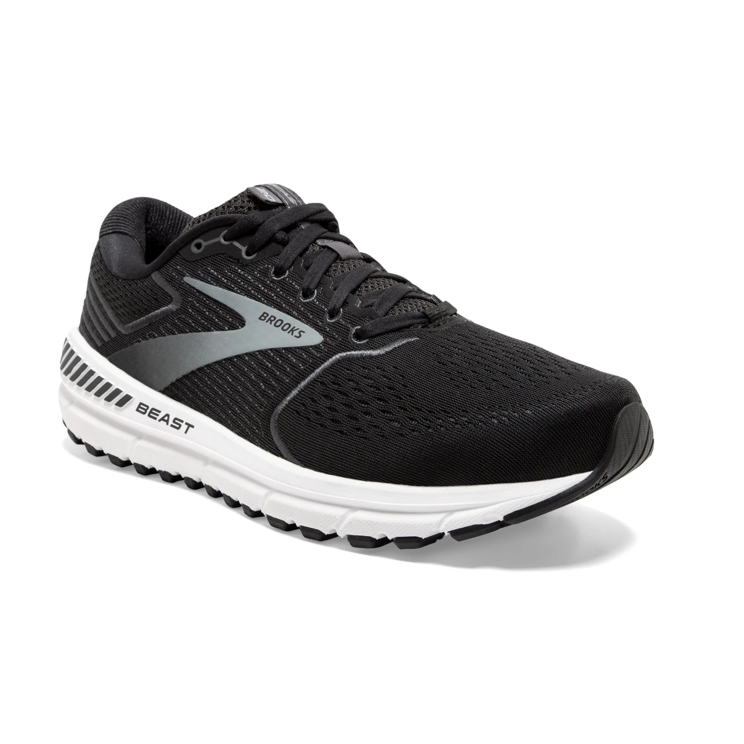 'Brooks' Men's Beast 20 - Black / Ebony / Grey 2 'Brooks' Men's Beast 20 - Black / Ebony / Grey - Image 2