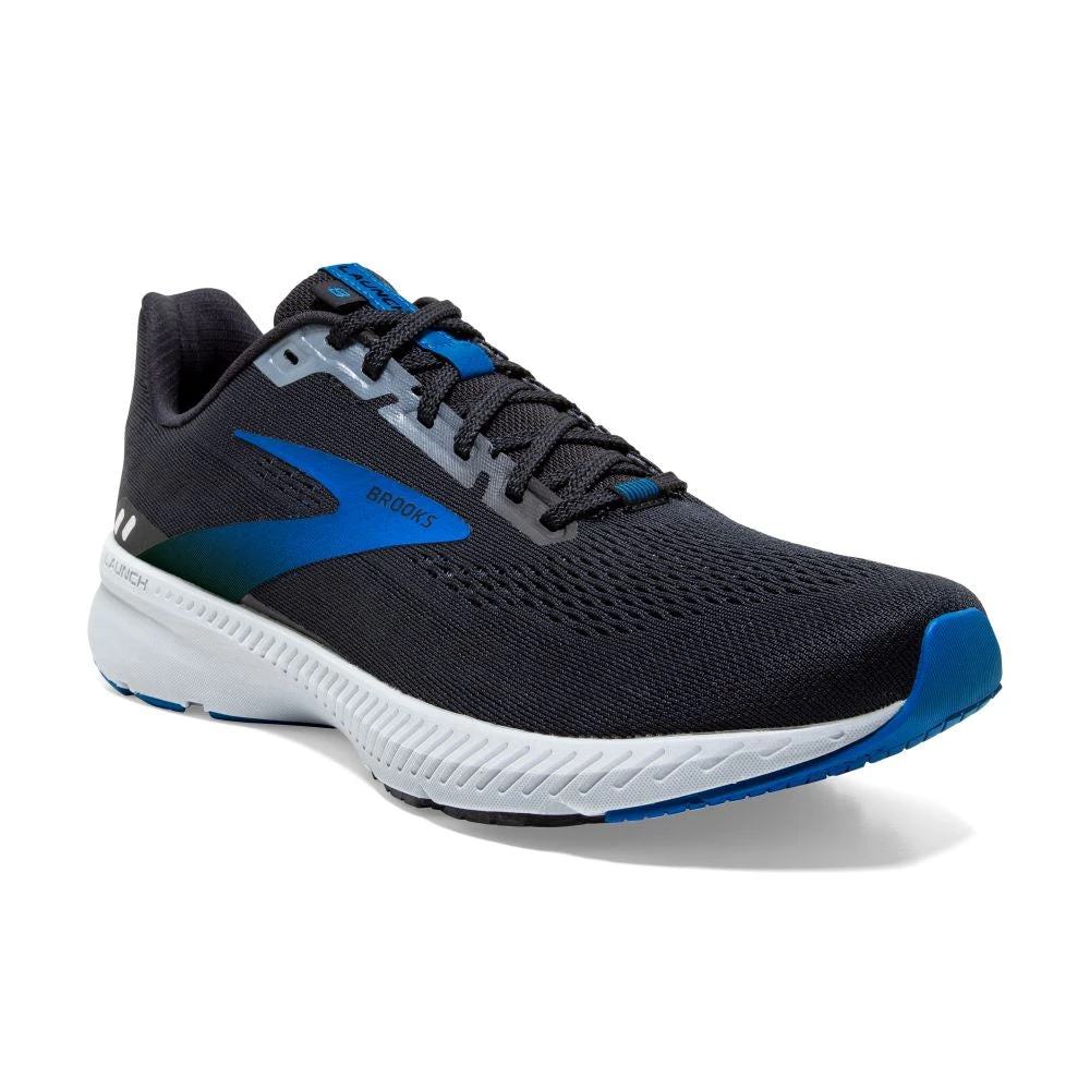 'Brooks' Men's Launch GTS 8 - Black / Grey / Blue 2 'Brooks' Men's Launch GTS 8 - Black / Grey / Blue - Image 2