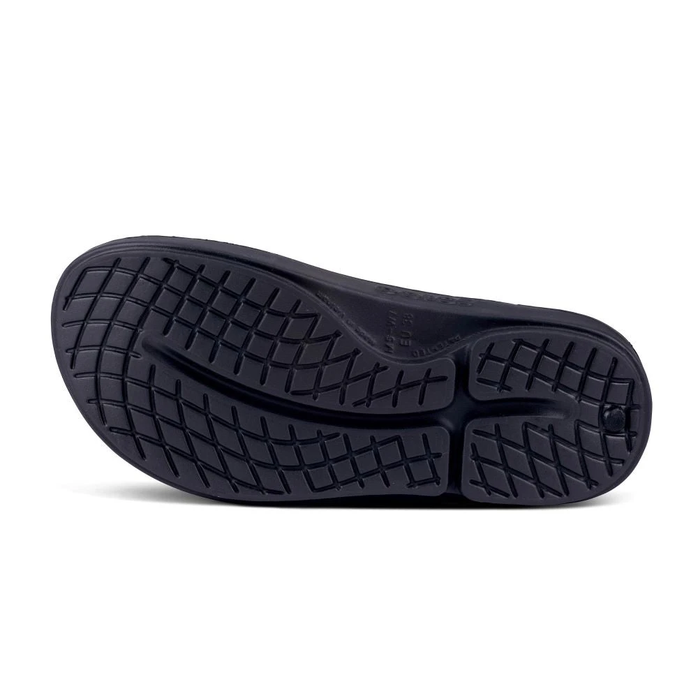 'OOFOS' Women's OOahh Slide Limited Edition - Black / Snake 3 'OOFOS' Women's OOahh Slide Limited Edition - Black / Snake - Image 3