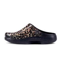 'OOFOS' Women's OOcloog Luxe Pixel Clog - Black / Black Leopard 11 'OOFOS' Women's OOcloog Luxe Pixel Clog - Black / Black Leopard -Sports Footwear Shop 1203BLKLEOPRD shot4 1024x1024@2x