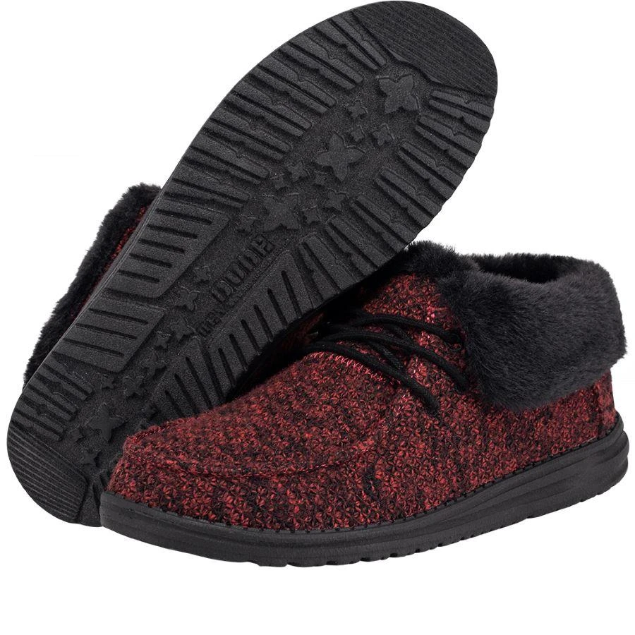 'Hey Dude' Women's Britt - Lumberjack Red 2 'Hey Dude' Women's Britt - Lumberjack Red - Image 2