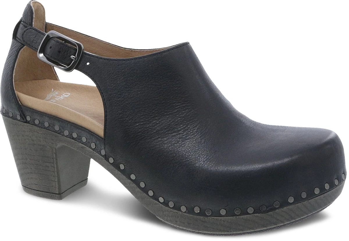 'Dansko' Women's Sassy - Black Milled Burnished Nubuck 4 'Dansko' Women's Sassy - Black Milled Burnished Nubuck - Image 4