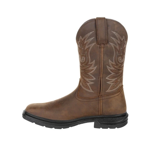 'Rocky' Men's 11" Worksmart SR WP Western - Brown 7 'Rocky' Men's 11" Worksmart SR WP Western - Brown - Image 7