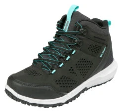 'Northside' Women's Benton WP Mid Hiker - Black / Aqua