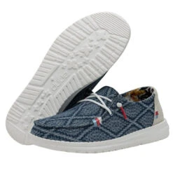 'Hey Dude' Women's Wendy Boho - True Blue -Sports Footwear Shop 40054 428 WENDY BOHO TRUE BLUE LEFT 3 1024x1024@2x