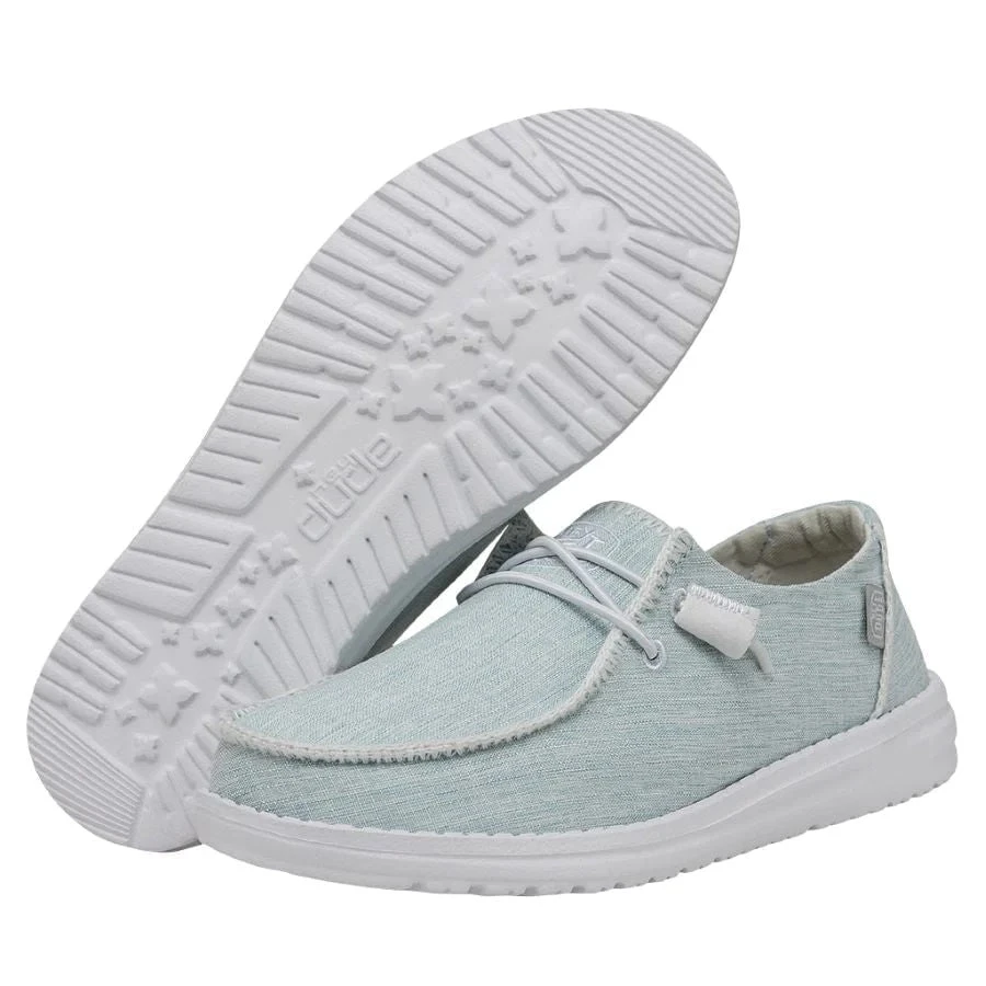 'Hey Dude' Women's Wendy Boho Stitch - Sky Blue 3 'Hey Dude' Women's Wendy Boho Stitch - Sky Blue - Image 3