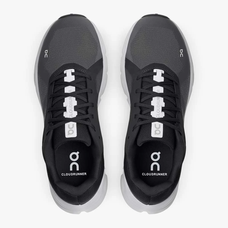 'On Running' Men's Cloudrunner - Eclipse / Frost 2 'On Running' Men's Cloudrunner - Eclipse / Frost - Image 2