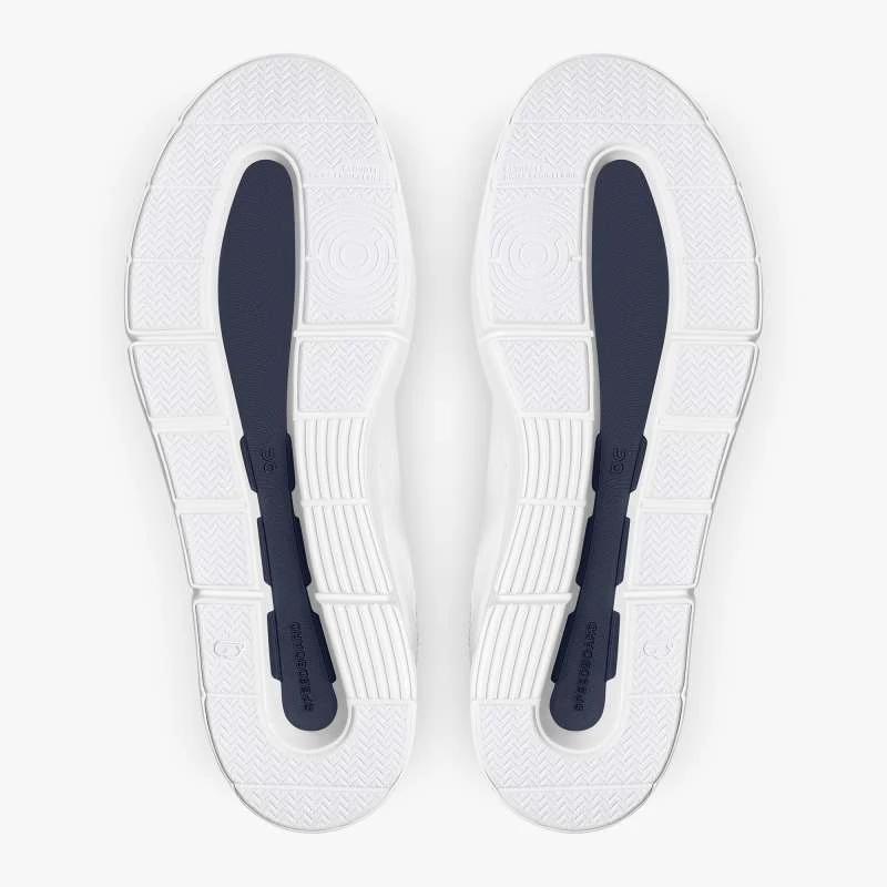 'On Running' Men's THE ROGER Advantage 1 Tennis Sneaker - White / Ink 3 'On Running' Men's THE ROGER Advantage 1 Tennis Sneaker - White / Ink - Image 3