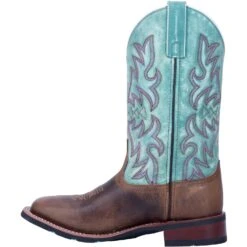 'Laredo' Women's 11" Anita Western Square Toe - Brown / Turquoise 13 'Laredo' Women's 11" Anita Western Square Toe - Brown / Turquoise -Sports Footwear Shop 5607 3 1024x1024@2x