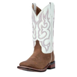 'Laredo' Women's 11" Mesquite Western Square Toe - Taupe / White -Sports Footwear Shop 5621 1 1500x.progressive 1024x1024 9f9c2038 e09f 4a27 9427 14ca68784364 1024x1024@2x