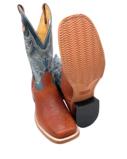 'Boulet' Men's 13" Western Square Toe - Utta Whisky / Puma Turqueza 8 'Boulet' Men's 13" Western Square Toe - Utta Whisky / Puma Turqueza -Sports Footwear Shop 92935 1024x1024@2x