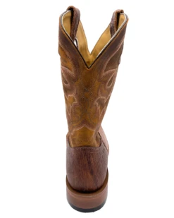 'Boulet' Men's 12" Saddle Vamp Western Square Toe - Shrunken Bomber / Ambergold -Sports Footwear Shop 93452 1024x1024@2x