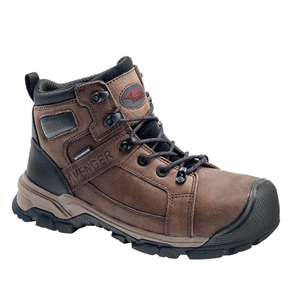 'Avenger' Men's Ripsaw EH PR WP Alloy Toe Hiker - Brown 1 'Avenger' Men's Ripsaw EH PR WP Alloy Toe Hiker - Brown