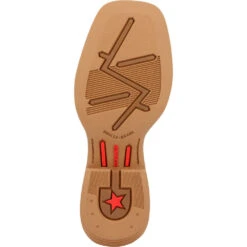 'Durango' Children's Lil' Rebel Pro Western Square Toe - Acorn / Black Onyx 9 'Durango' Children's Lil' Rebel Pro Western Square Toe - Acorn / Black Onyx -Sports Footwear Shop DBT0237C outsole 1024x1024@2x