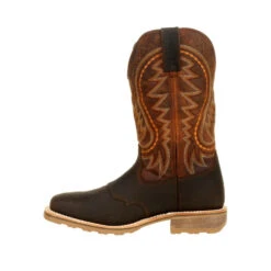 'Durango' Men's 12" Maverick Pro™ WP Western Work - Cimarron Brown 13 'Durango' Men's 12" Maverick Pro™ WP Western Work - Cimarron Brown -Sports Footwear Shop DDB0299 instep profile 1024x1024@2x