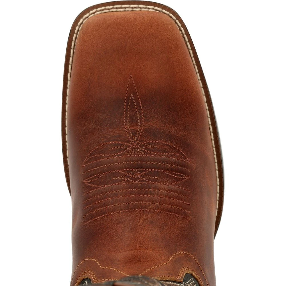 'Durango' Men's 11" Westward Square Toe - Brown/Black 2 'Durango' Men's 11" Westward Square Toe - Brown/Black - Image 2