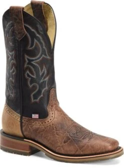 'Double H' Men's 12" Grissom SR Square Toe I.C.E. ™ Roper - Kenia Cognac / Summer Tan / Black -Sports Footwear Shop DH4644 500xauto 1024x1024@2x