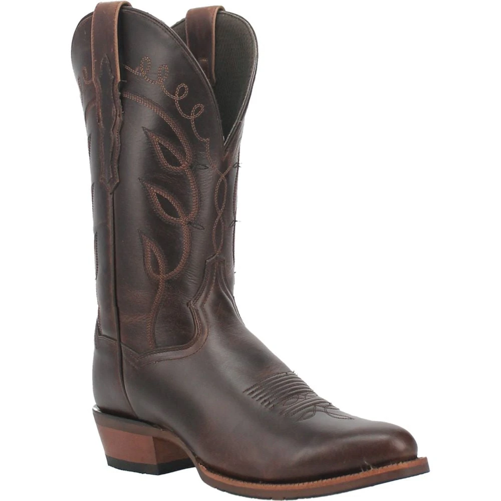 'Dan Post' Men's 12" Woodrow Western Round Toe - Chocolate 2 'Dan Post' Men's 12" Woodrow Western Round Toe - Chocolate - Image 2