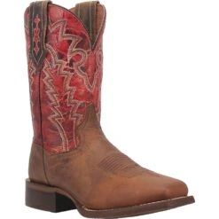 'Dan Post' Men's 11" Killeen Western Square Toe - Tan / Red -Sports Footwear Shop DP4813 1 1024x1024@2x