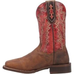 'Dan Post' Men's 11" Killeen Western Square Toe - Tan / Red -Sports Footwear Shop DP4813 3 1024x1024@2x