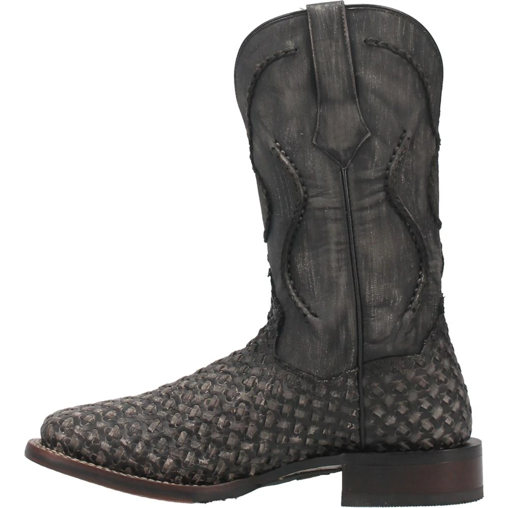 'Dan Post' Men's 12" Stanley Western Square Toe - Black 6 'Dan Post' Men's 12" Stanley Western Square Toe - Black - Image 6