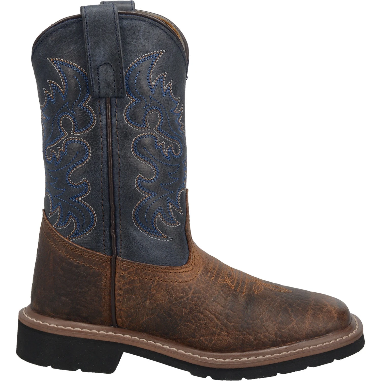 'Dan Post' Kids' 8" Brantley Western - Brown / Blue (Sizes 8.5C-3Y) 1 'Dan Post' Kids' 8" Brantley Western - Brown / Blue (Sizes 8.5C-3Y)