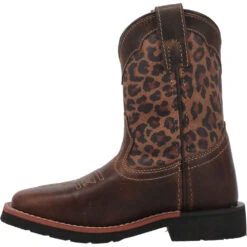 'Dan Post' Youth 9" Makucha Leopard Western Square Toe - Tan / Multi (Sizes 3Y-6Y) 13 'Dan Post' Youth 9" Makucha Leopard Western Square Toe - Tan / Multi (Sizes 3Y-6Y) -Sports Footwear Shop DPC3951 3 1024x1024@2x
