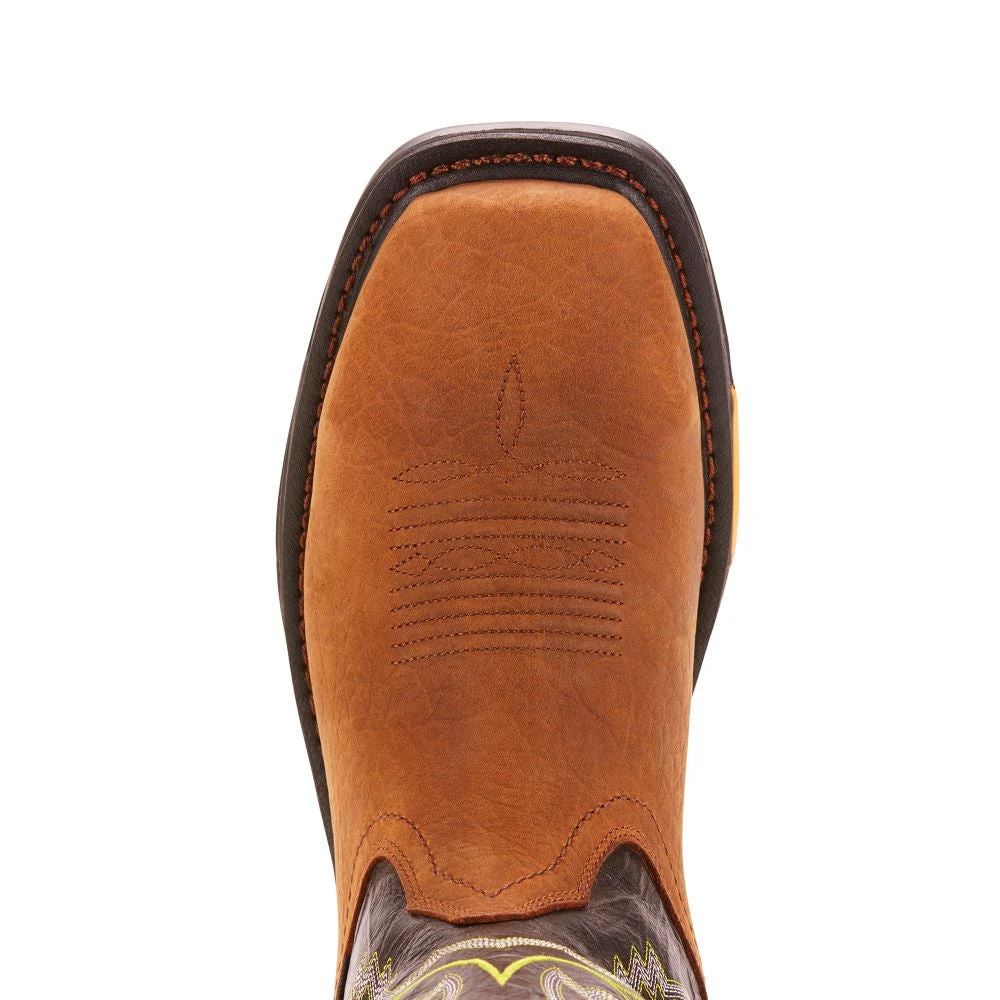 'Ariat' Men's 11" WorkHog XT EH WP Soft Toe - Tumbled Bark / Dark Forest 2 'Ariat' Men's 11" WorkHog XT EH WP Soft Toe - Tumbled Bark / Dark Forest - Image 2