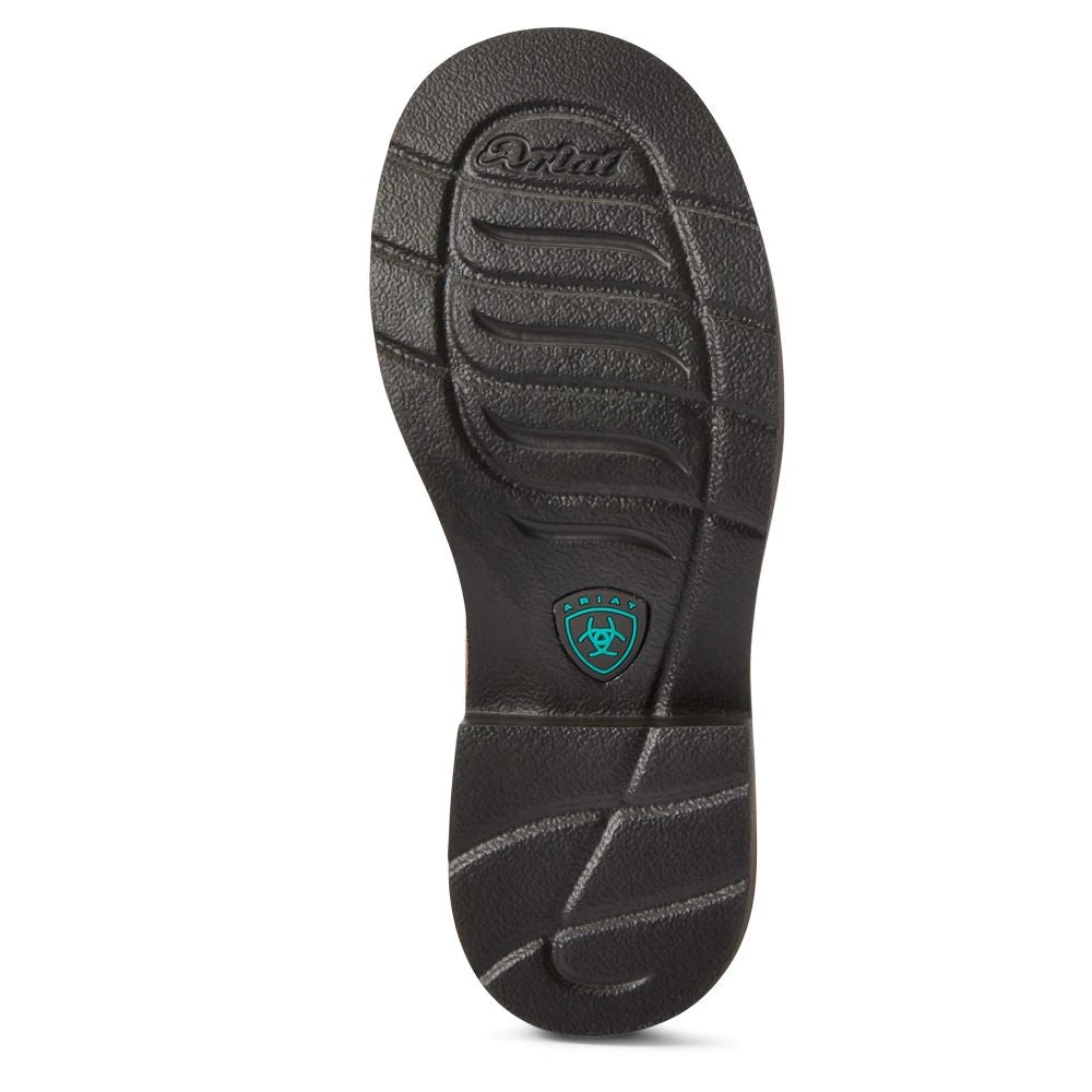 'Ariat' Youth 6" Cowpoke Fatbaby Western - Dark Brown / Turquoise 3 'Ariat' Youth 6" Cowpoke Fatbaby Western - Dark Brown / Turquoise - Image 3