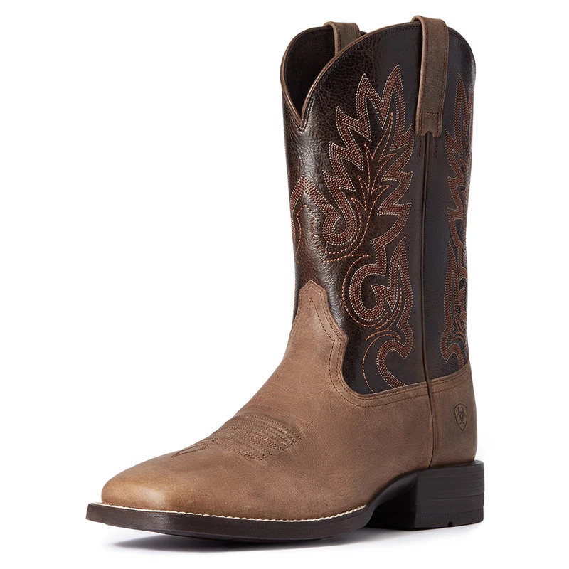 'Ariat' Men's Layton Square Toe - Brown 4 'Ariat' Men's Layton Square Toe - Brown - Image 4