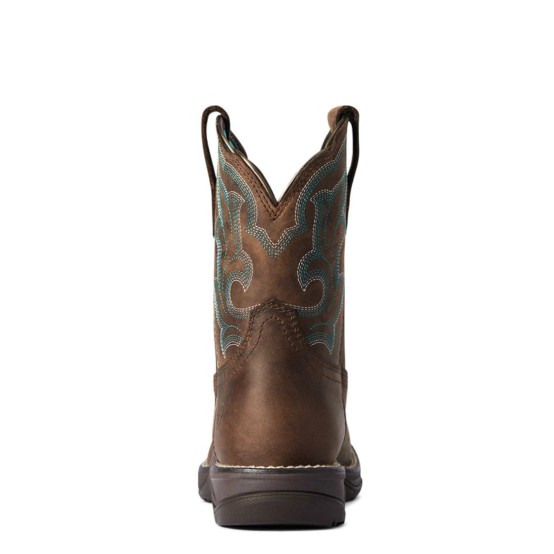 'Ariat' Women's Anthem Shortie Western Square Toe - Distressed Brown 5 'Ariat' Women's Anthem Shortie Western Square Toe - Distressed Brown - Image 5