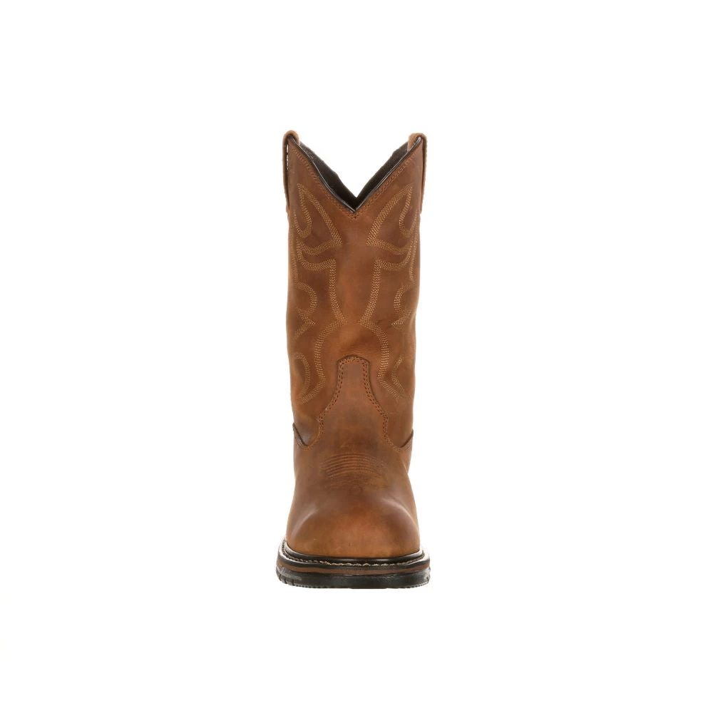 'Rocky' Men's 10" Original Ride Branson Roper WP Round Toe - Aztec Crazy Horse 4 'Rocky' Men's 10" Original Ride Branson Roper WP Round Toe - Aztec Crazy Horse - Image 4