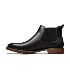 'Florsheim' Men's Lodge Plain Toe Gore Boot - Black Crazy Horse -Sports Footwear Shop Florsheim Fall 2020 14285 010 ALT 4 1024x1024@2x