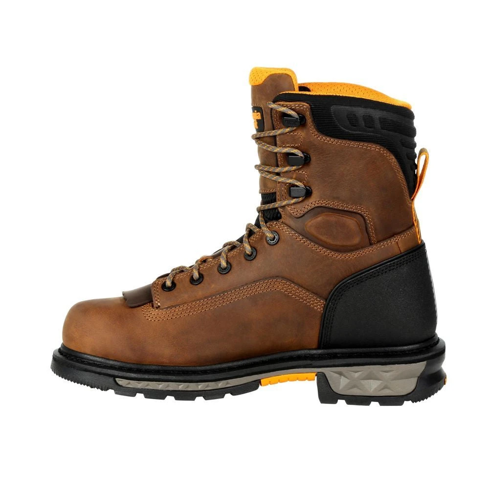 'Georgia Boot' Men's 8" Carbo-Tec LTX EH WP Comp Toe - Brown / Black 7 'Georgia Boot' Men's 8" Carbo-Tec LTX EH WP Comp Toe - Brown / Black - Image 7