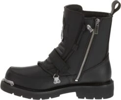 'Harley Davidson' Men's 6" Distortion Skull Zip Boot - Black -Sports Footwear Shop HDM D94167 F15 091114 180 1024x1024@2x