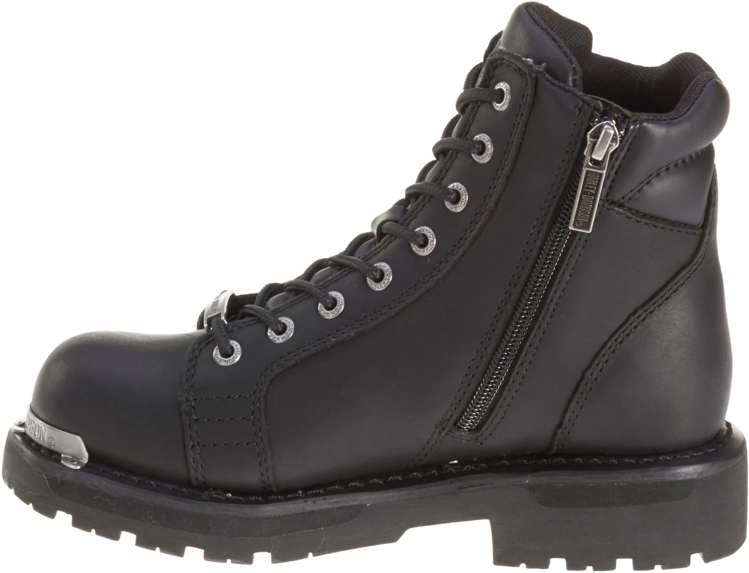 'Harley Davidson' Women's 5.5" Maddy Zip Boot - Black 4 'Harley Davidson' Women's 5.5" Maddy Zip Boot - Black - Image 4