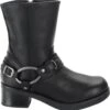 'Harley Davidson' Women's 8" Christa Harness Boot - Black