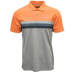 'Hooey' Men's The Maverick Polo - Orange / Grey