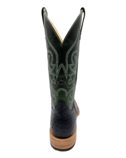 'Anderson Bean' Men's 13" HorsePower Top Hand Full Quill Ostrich - Black / Emerald Explosion 10 'Anderson Bean' Men's 13" HorsePower Top Hand Full Quill Ostrich - Black / Emerald Explosion -Sports Footwear Shop HP80045 1024x1024@2x